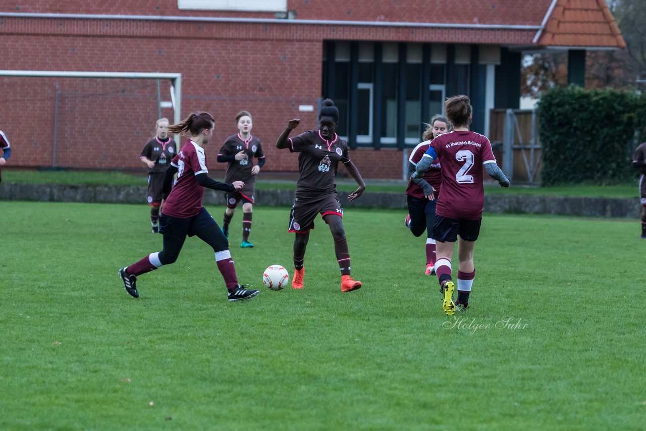 Bild 104 - C-Juniorinnen Halstenbek-Rellingen - St.Pauli : Ergebnis: 0:5